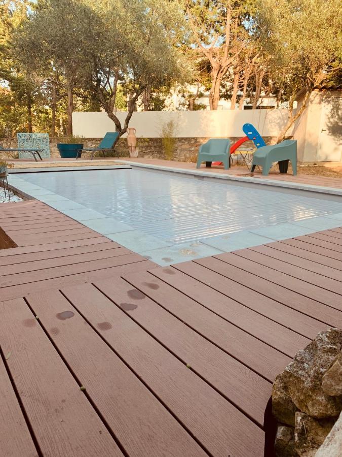 Appartement Independant Avec Jardin Et Acces Piscine Nîmes Exterior foto